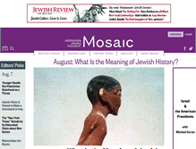 Tablet Screenshot of mosaicmagazine.com